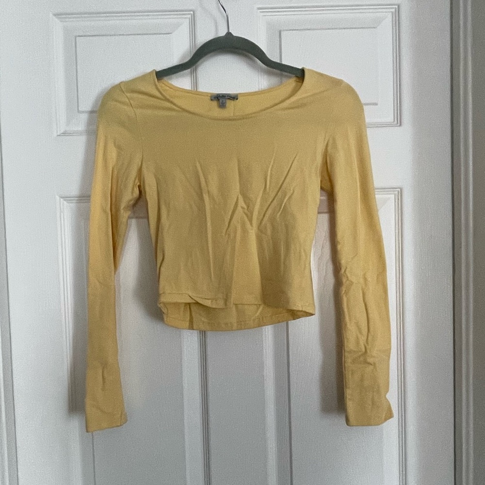 Charlotte Russe long sleeve yellow top